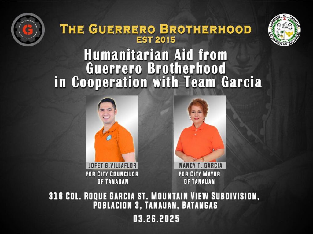 Humanitarian Aid from Guerrero Brotherhood in Cooperation with Team Garcia